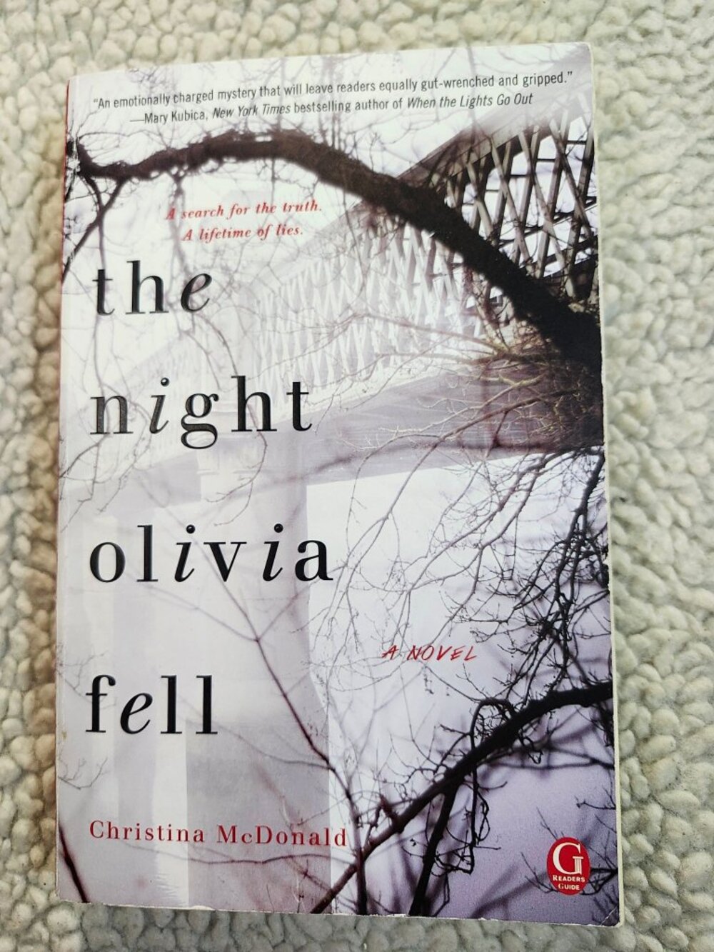 🎁5/$25 The Night Olivia Fell Christina McDonald Paperback 2019 Thriller Suspens